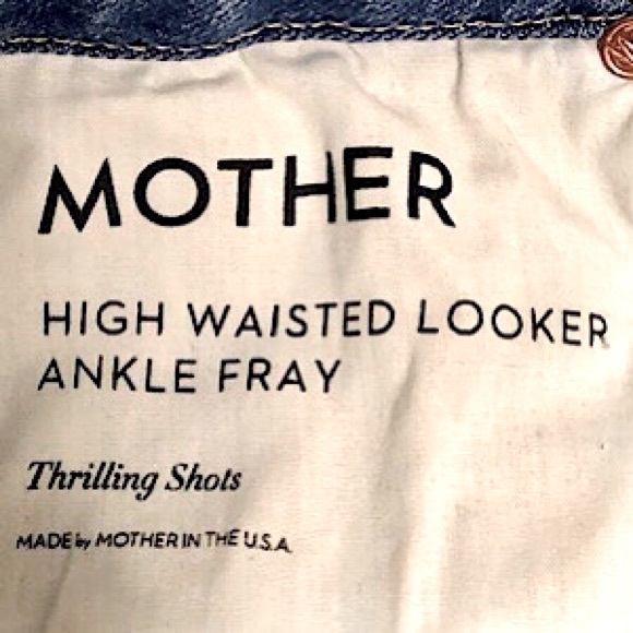 “Like New” MOTHER High-Waisted Looker Ankle Fray Jean - Picture 8 of 10